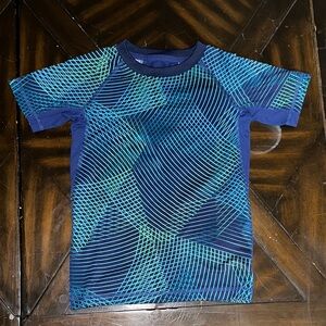 Kids Swim Shirt in Blue and Green